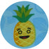 Kawaii Cute Pineapples Girl's Hawaiian Flared Dress